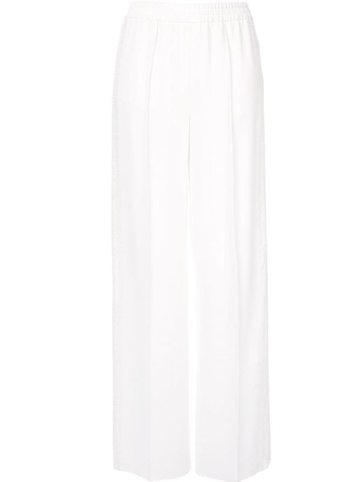Goen.j Lace-trimmed Trousers - White
