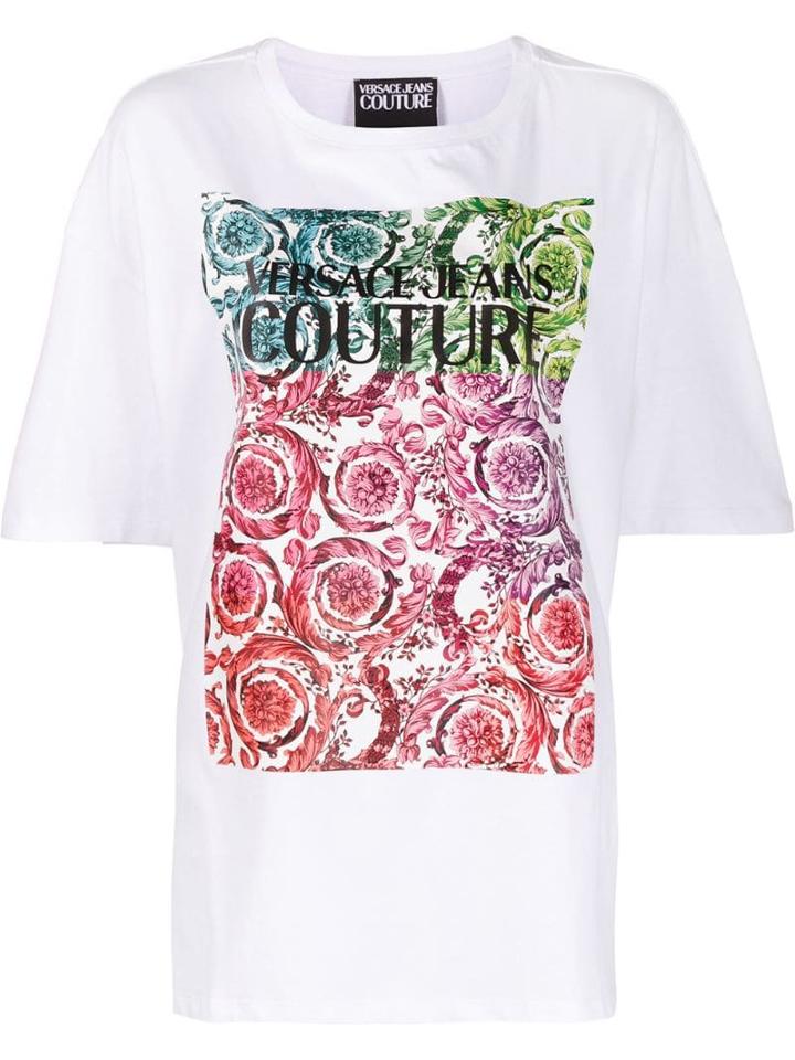 Versace Jeans Couture Baroque Swirl T-shirt - White