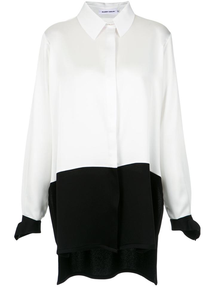 Gloria Coelho Asymmetric Boxy Shirt - White