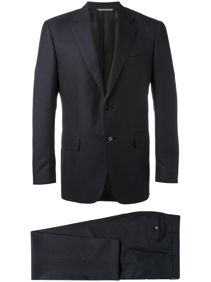 Canali - Regular Fit Two-piece Suit - Men - Cupro/wool/silk - 50, Blue, Cupro/wool/silk
