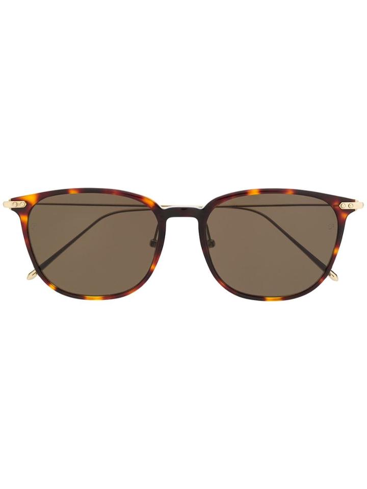 Linda Farrow Tortoise Shell Sunglasses - Brown