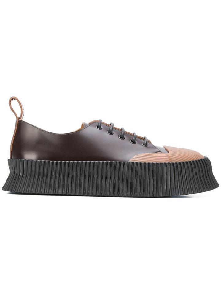 Jil Sander High Platform - Brown