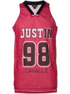 Just Cavalli Logo Tank Top - Red