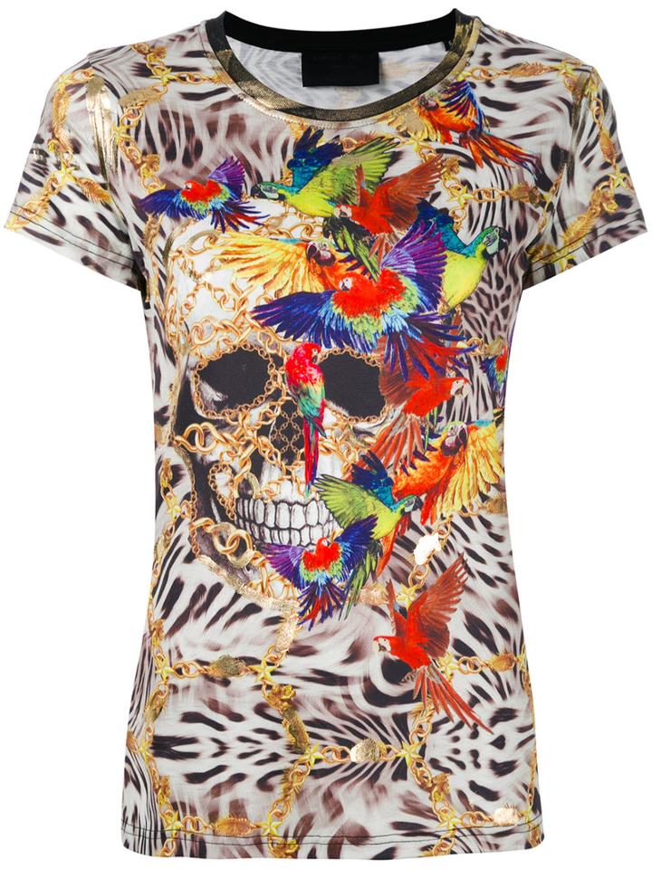 Philipp Plein - Animalier T-shirt - Women - Polyester - M, Polyester
