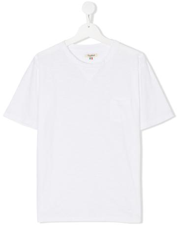 Nupkeet Chest Pocket T-shirt - White