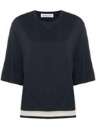 Lamberto Losani Striped T-shirt - Blue