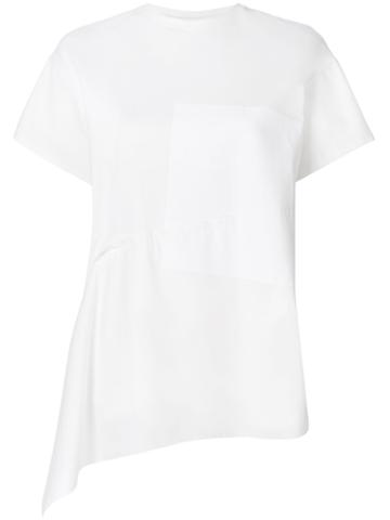 Demoo Parkchoonmoo Asymmetric Hem Top - White