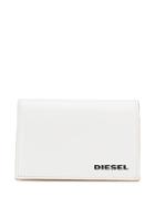 Diesel Logo Wallet - White