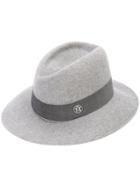 Maison Michel - 'andre' Hat - Women - Wool - M, Grey, Wool
