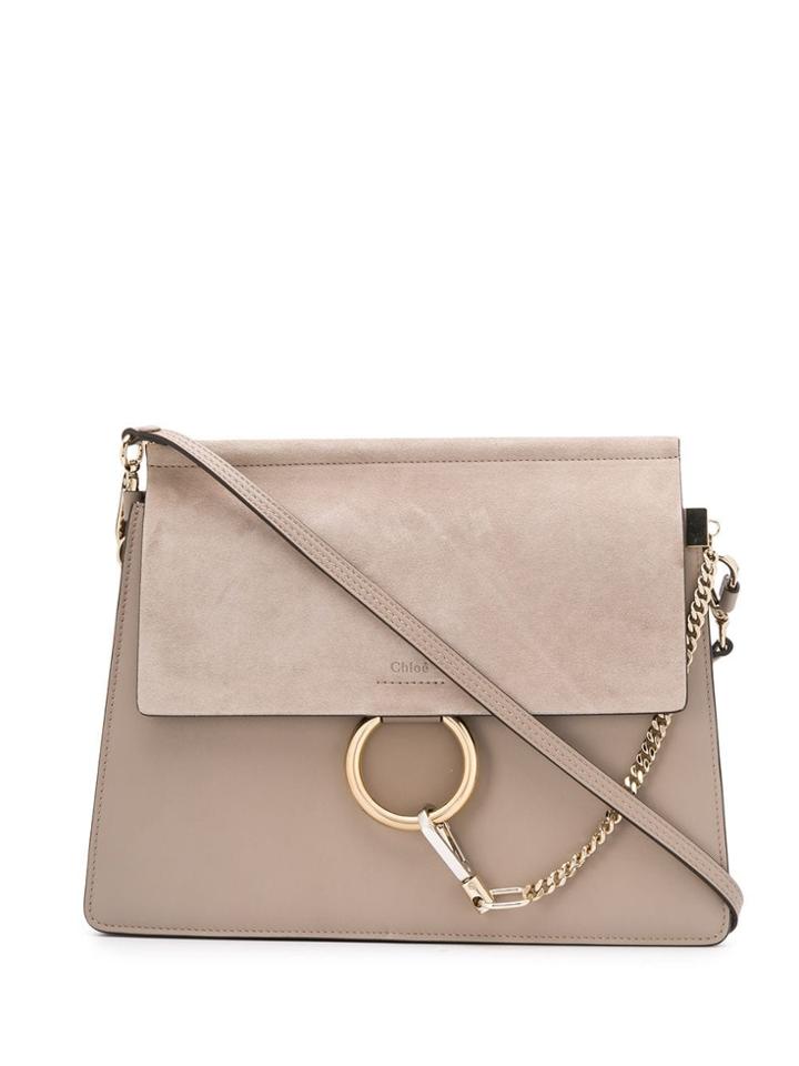 Chloé Faye Medium Shoulder Bag - Neutrals