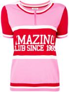 P.a.r.o.s.h. Amazing Club Top - Pink & Purple