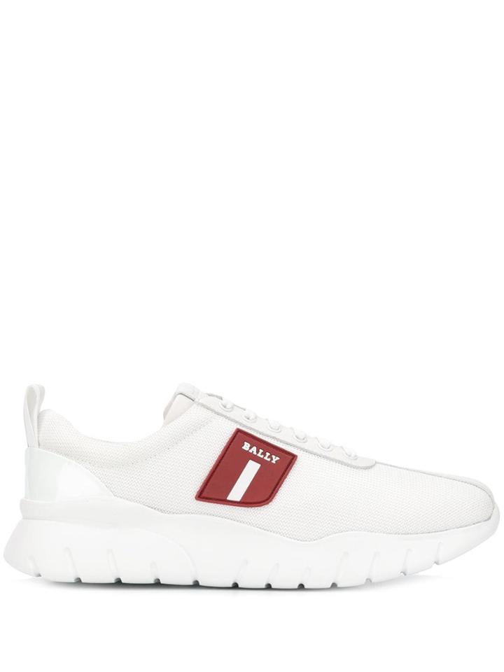 Bally Logo Sneakers - White