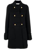 Philosophy Di Lorenzo Serafini Classic Double Breasted Coat - Black