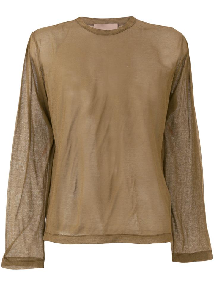 Federico Curradi Oversized Crewneck Jersey - Brown