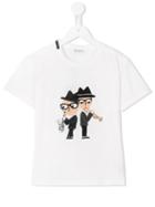 Dolce & Gabbana Kids 'jazz' T-shirt, Boy's, Size: 12 Yrs, White