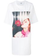 Kenzo Photo Print T-shirt Dress - White