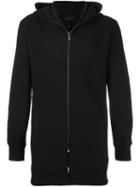 D.gnak Zip Up Hoodie, Men's, Size: 52, Black, Cotton/polyester