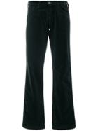Nk Leather Straight Trousers - Brown