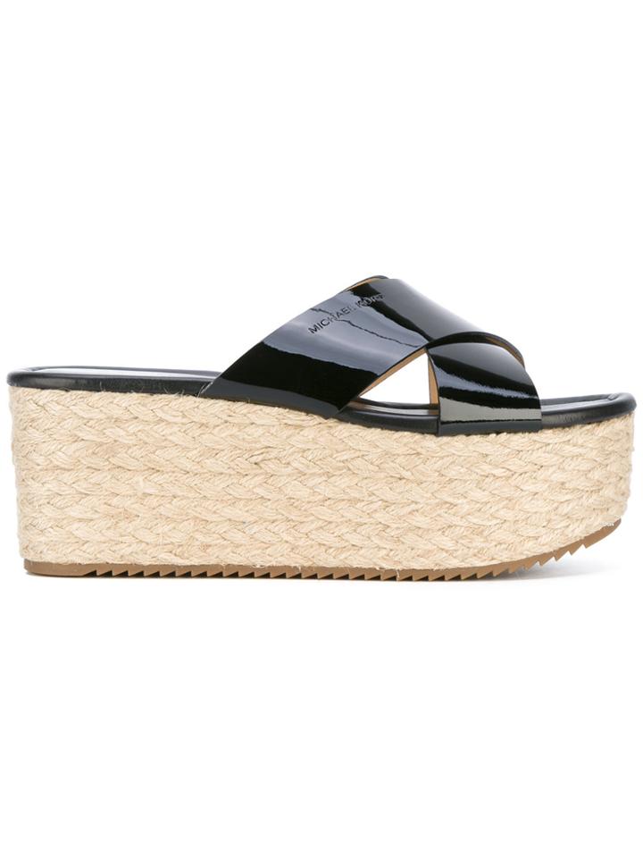 Michael Michael Kors Platform Sandals - Black