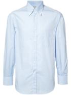 Brunello Cucinelli - Checked Shirt - Men - Cotton - L, Blue, Cotton