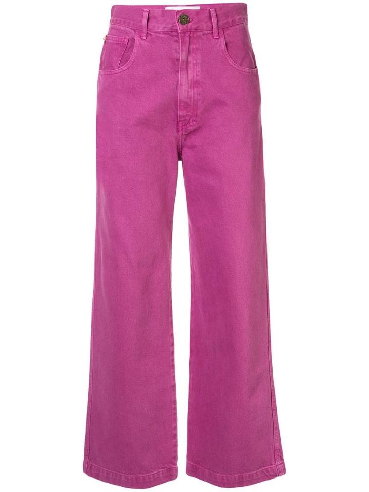 Nanushka Wide-leg Jeans - Pink