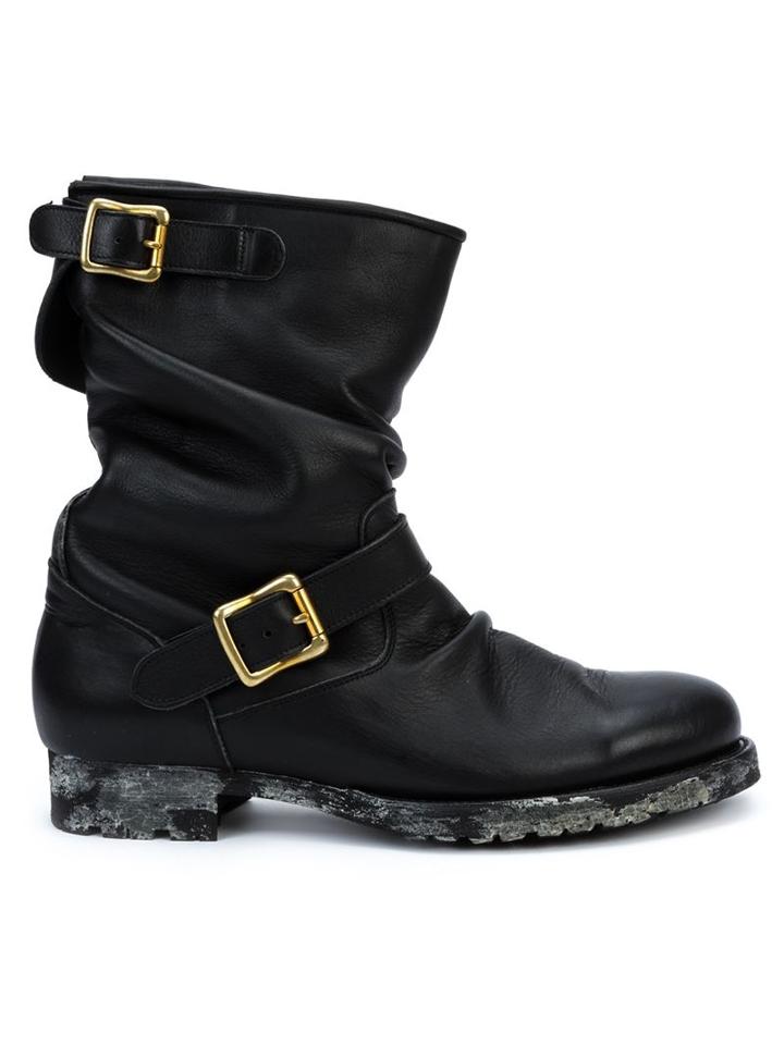 Mihara Yasuhiro Buckle Detail Boots