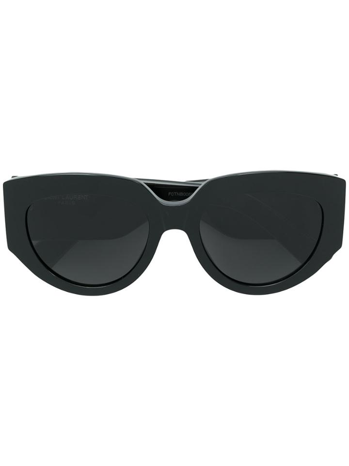 Saint Laurent Eyewear Rope Oversized Sunglasses - Black