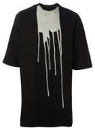 Rick Owens Drkshdw Paint Drip Oversized T-shirt