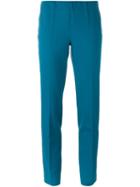 P.a.r.o.s.h. Tapered Trousers, Women's, Size: Xl, Blue, Spandex/elastane/virgin Wool