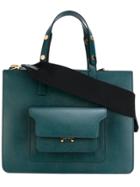 Marni Trunk Tote - Green