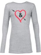 Judson Harmon 'ampersand Collab' T-shirt, Adult Unisex, Size: Small, Grey, Viscose/wool