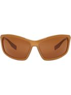 Burberry Wrap Frame Sunglasses - Brown