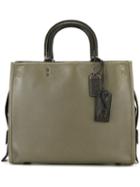 Coach Rouge Tote, Women's, Green, Leather