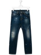 Dsquared2 Kids - Distressed Jeans - Kids - Cotton - 14 Yrs, Boy's, Blue