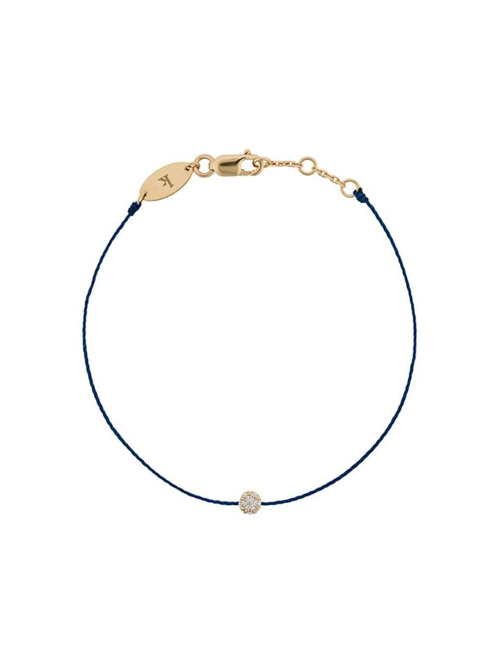 Redline Diamond And 18kt Gold String Bracelet
