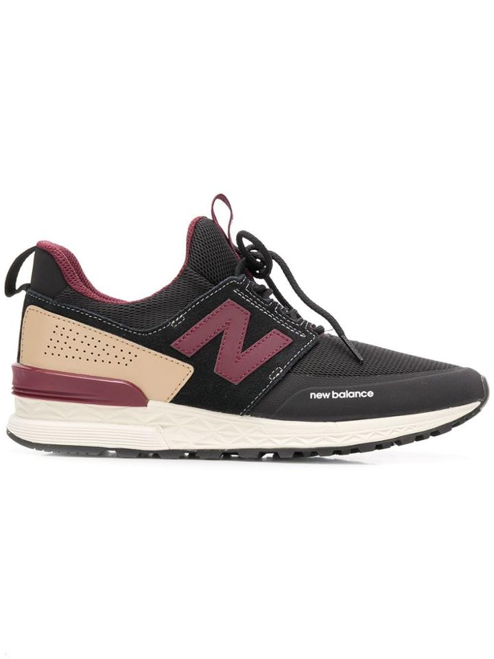 New Balance Colour Block Sneakers - Black