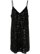 Twin-set Sequin Shift Dress - Black