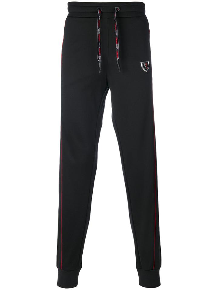 Plein Sport Elasticated Waistband Track Pants - Black