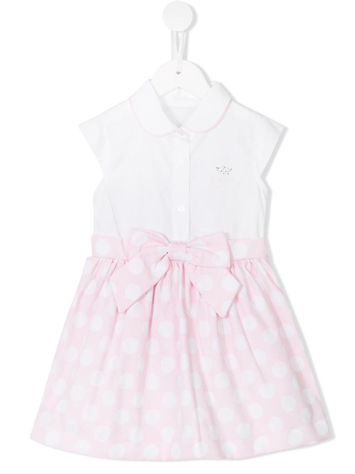 Lapin House - Polka Dot Skirt Dress - Kids - Cotton/spandex/elastane/tactel - 4 Yrs, White