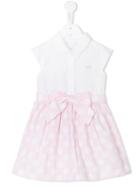 Lapin House - Polka Dot Skirt Dress - Kids - Cotton/spandex/elastane/tactel - 4 Yrs, White