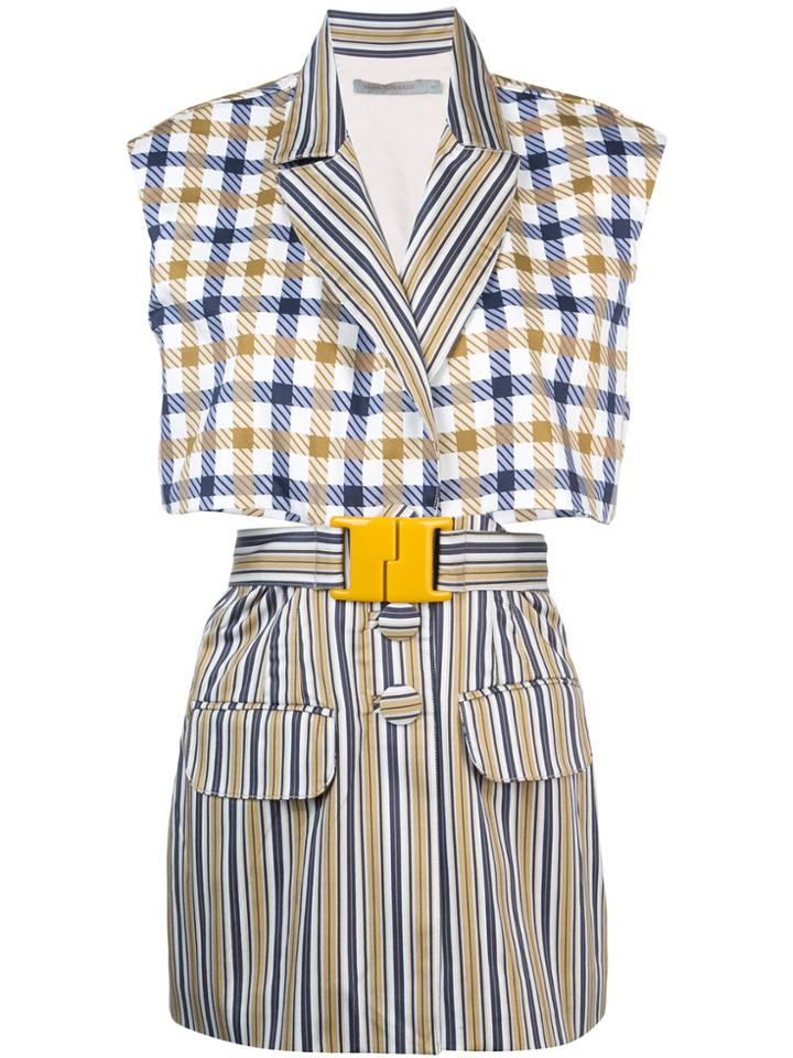 Silvia Tcherassi Checkered Dress - Blue