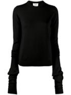 Coperni Oversized Sleeve Jumper - Black