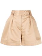 Styland Wide Tailored Shorts - Gold