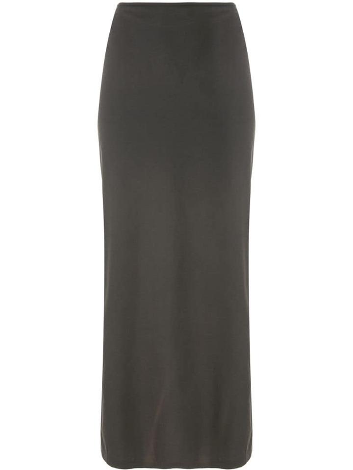 Jil Sander Pre-owned Straight Midi Skirt - Green
