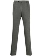 Tagliatore Tapered Slim-fit Trousers - Grey
