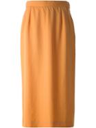 Yves Saint Laurent Vintage Pin Stripe Pencil Skirt
