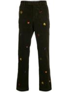 Polo Ralph Lauren Embroidered Straight-leg Trousers - Green