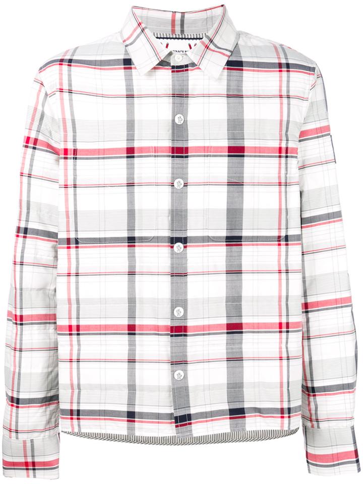 Moncler Gamme Bleu Checked Button Shirt - White