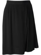 Yves Saint Laurent Vintage 1996 Wrapped Skirt - Black