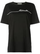 Monse Logo Print T-shirt - Black